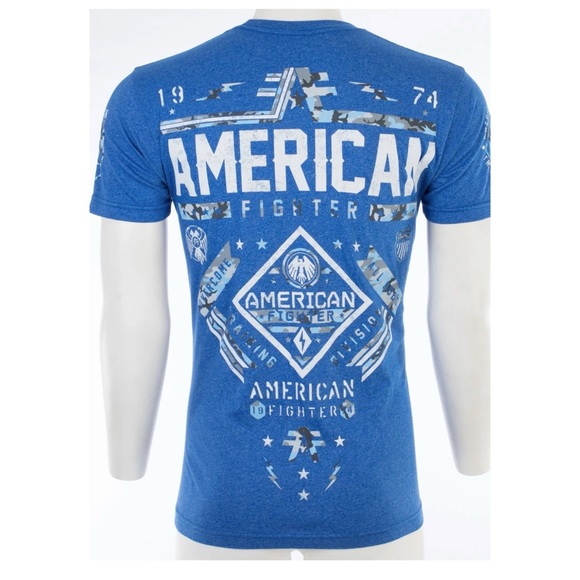 American Fighter Men's T-shirt MCCORMICK Crew neck Athletic Fit - Picture 11 of 11